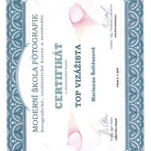 Certifikat Top vizazista